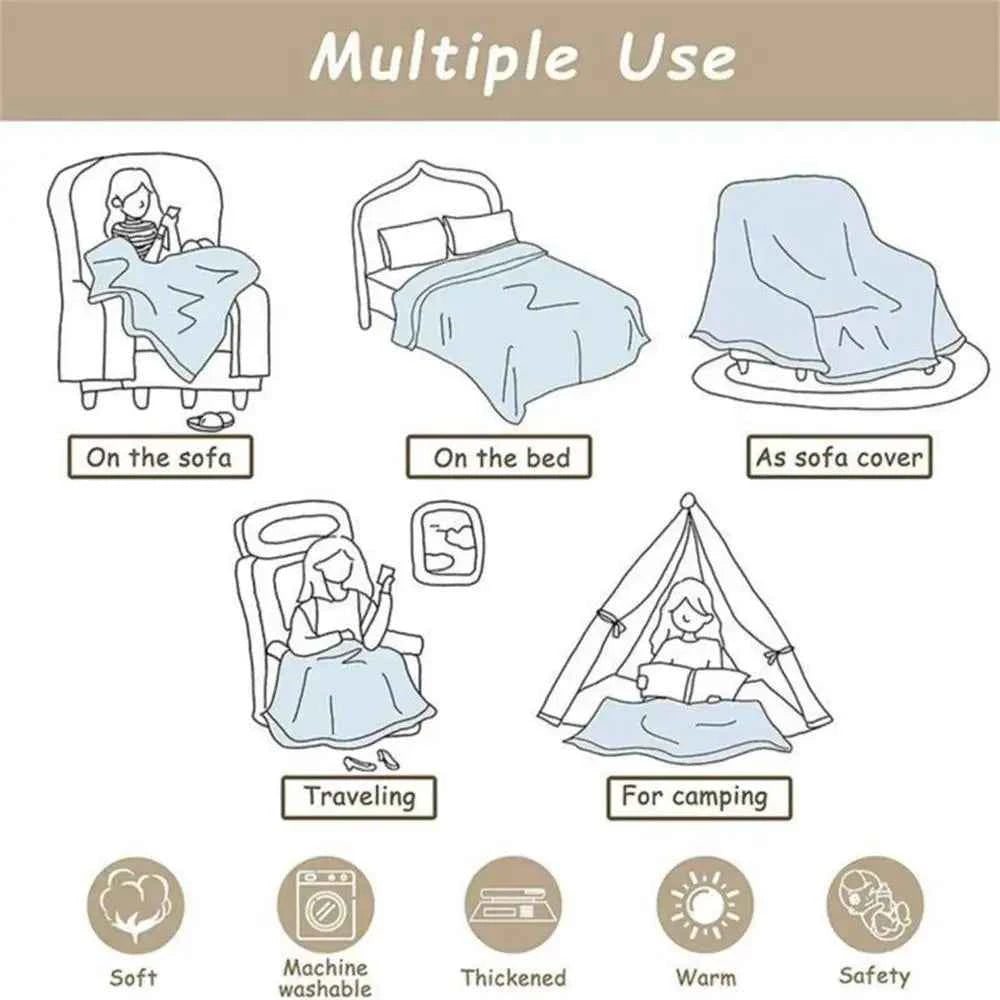 Jesus is with Me Bible Verse Flannel Throw - Soft, All-Season for Sofa, Bed, Camping Travel - Multi-Size