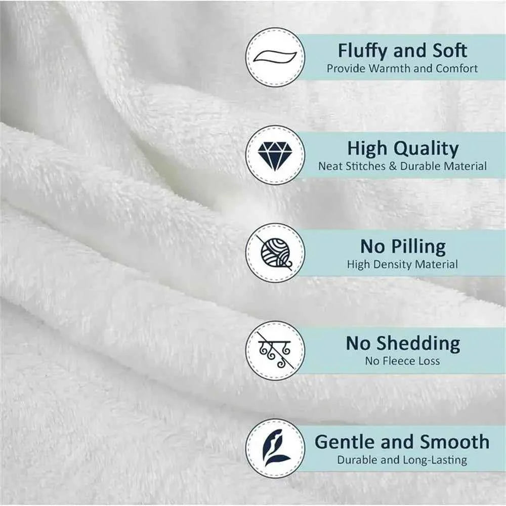 Jesus is with Me Bible Verse Flannel Throw - Soft, All-Season for Sofa, Bed, Camping Travel - Multi-Size