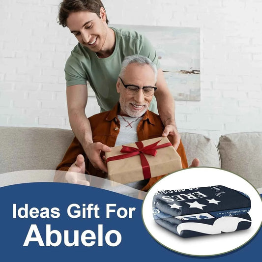 Thanksgiving Gifts to Abuelo Papa Thin Blankets for Anniversary Birthday Father's day Mother's Day Festival for Family stuffs